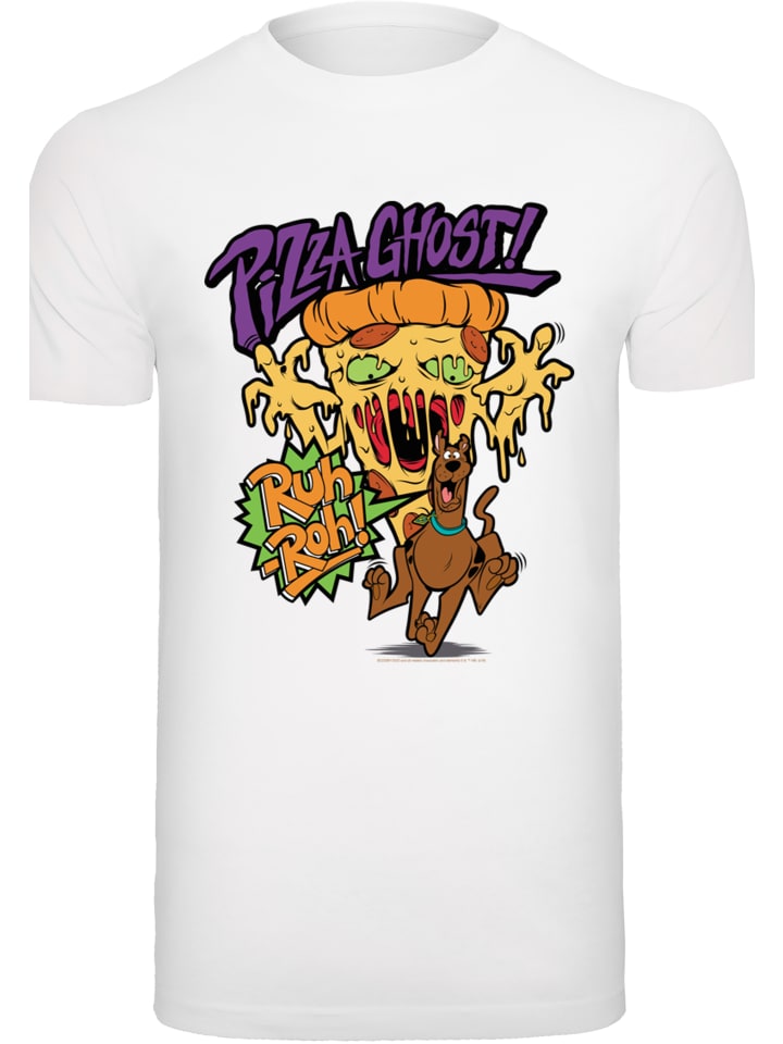 

Футболка F4NT4STIC Scooby Doo Pizza Ghost Geist, белый