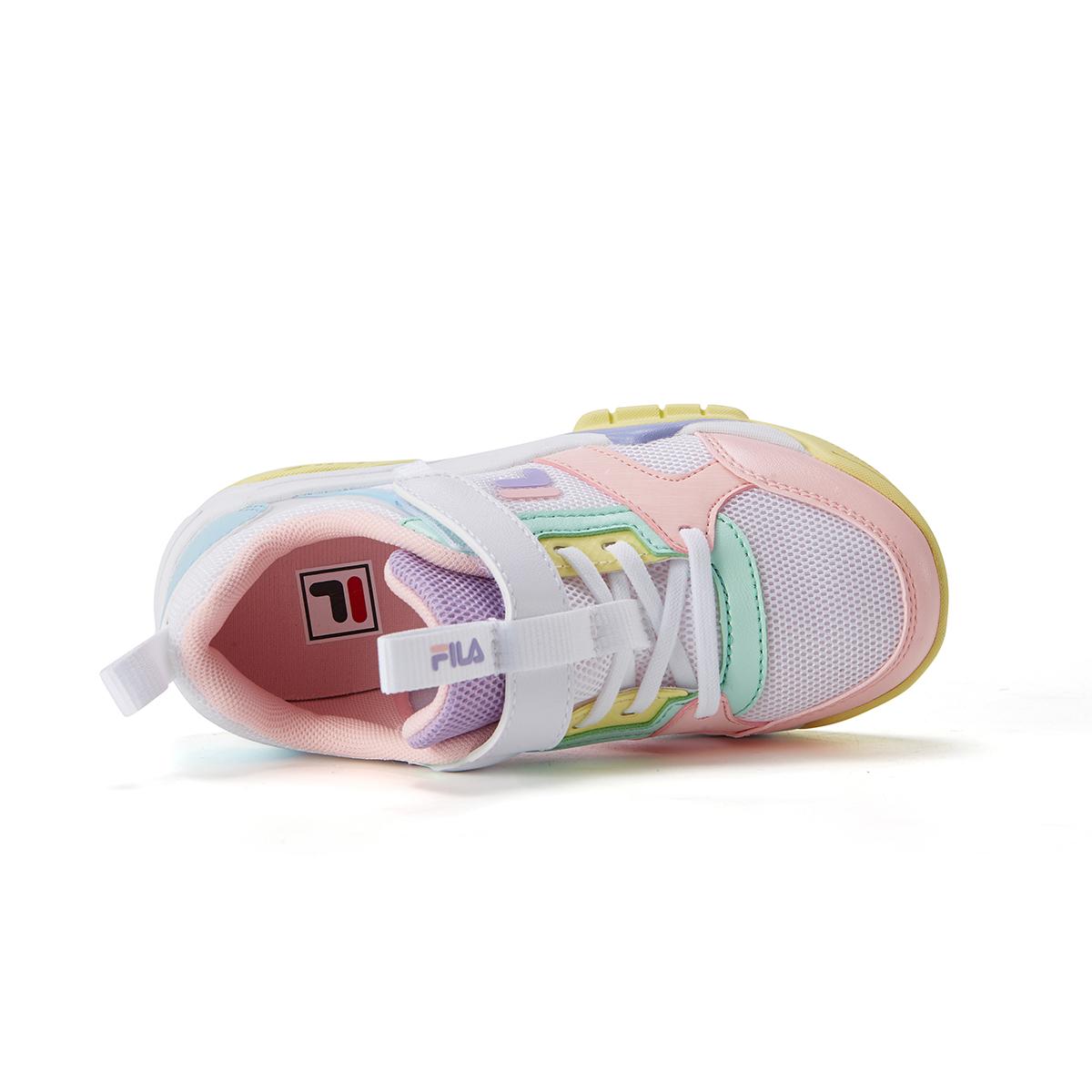 FILA KIDS Низкие детские повседневные кроссовки FILA White/Fresh Pink Kids' — фото 2