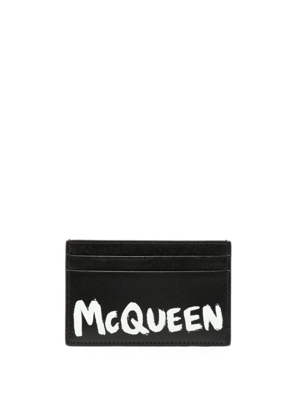 

Alexander McQueen картхолдер с логотипом, черный