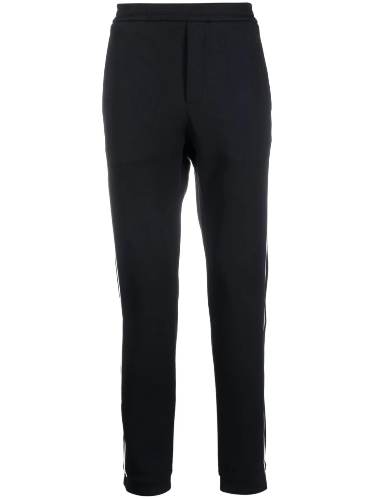 

Emporio Armani прямые брюки с лампасами, синий