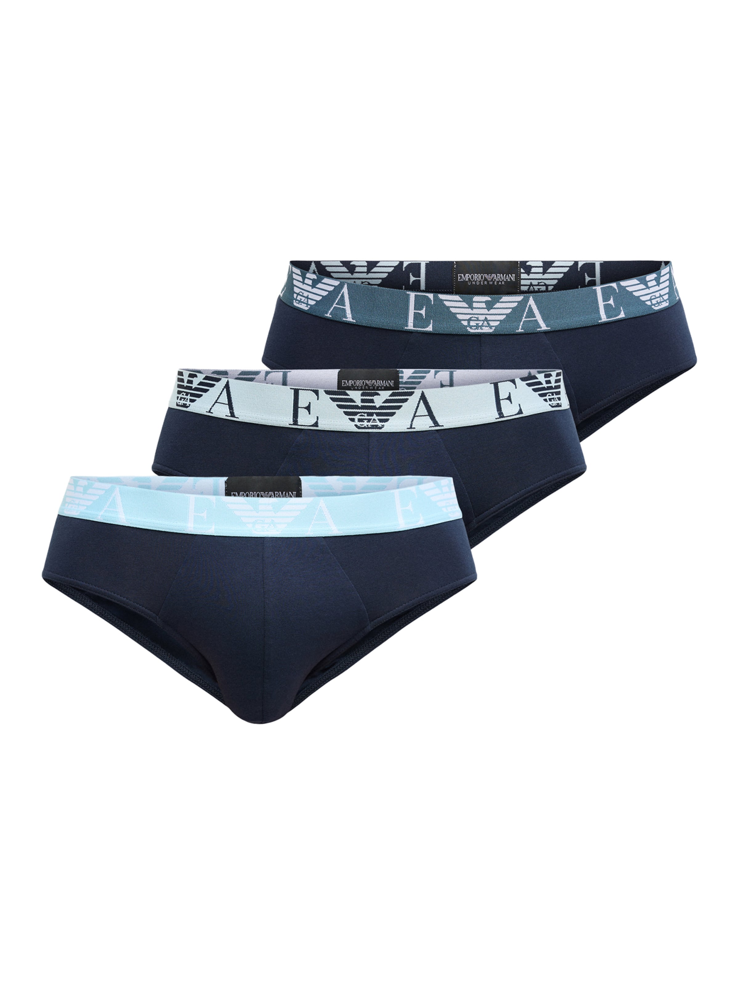 

Emporio Armani Трусики в цветах Navy, Sapphire, Sky Blue
