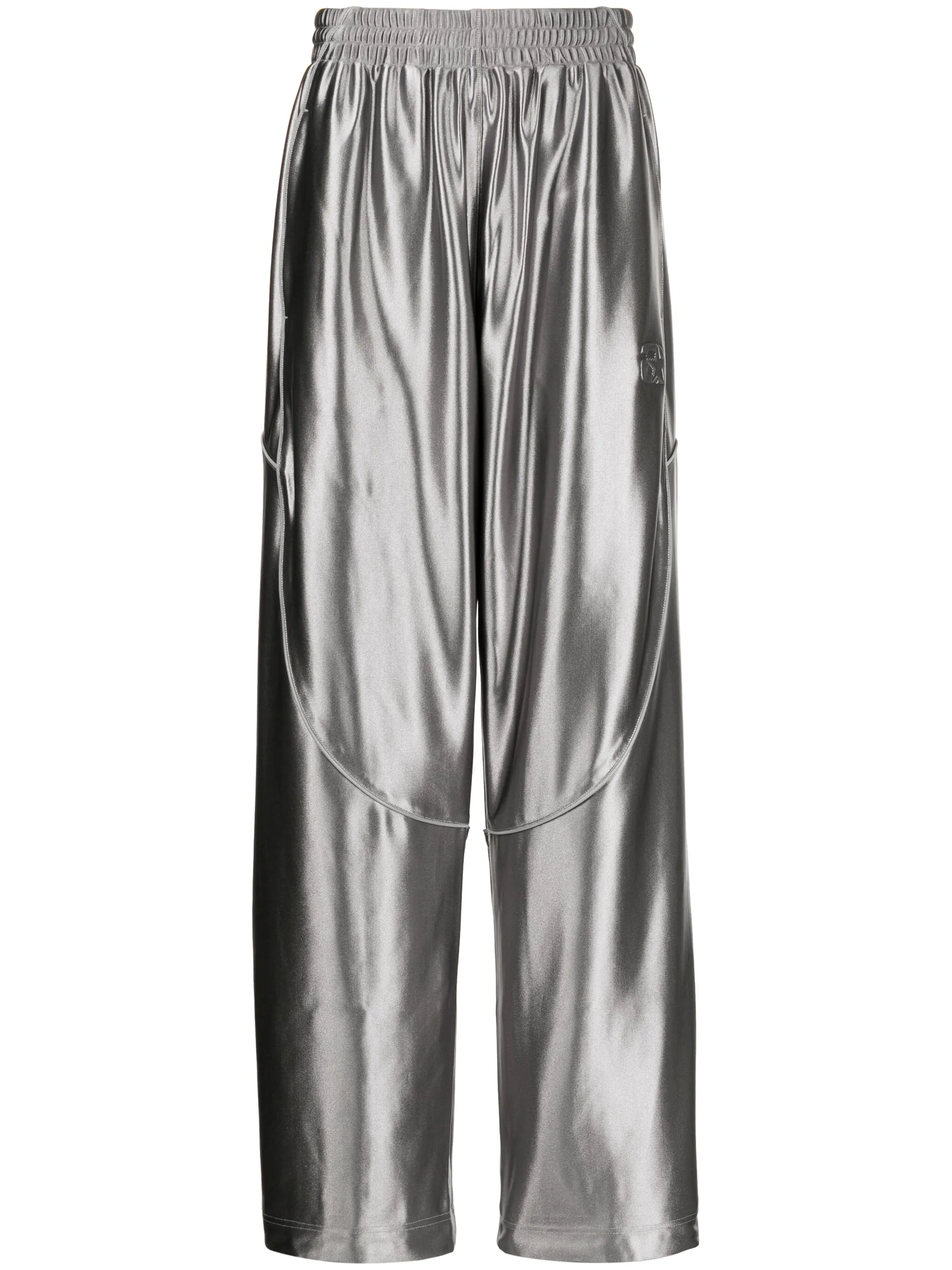 

Спортивные брюки с тиснением логотипа Alexander Wang, серебристый