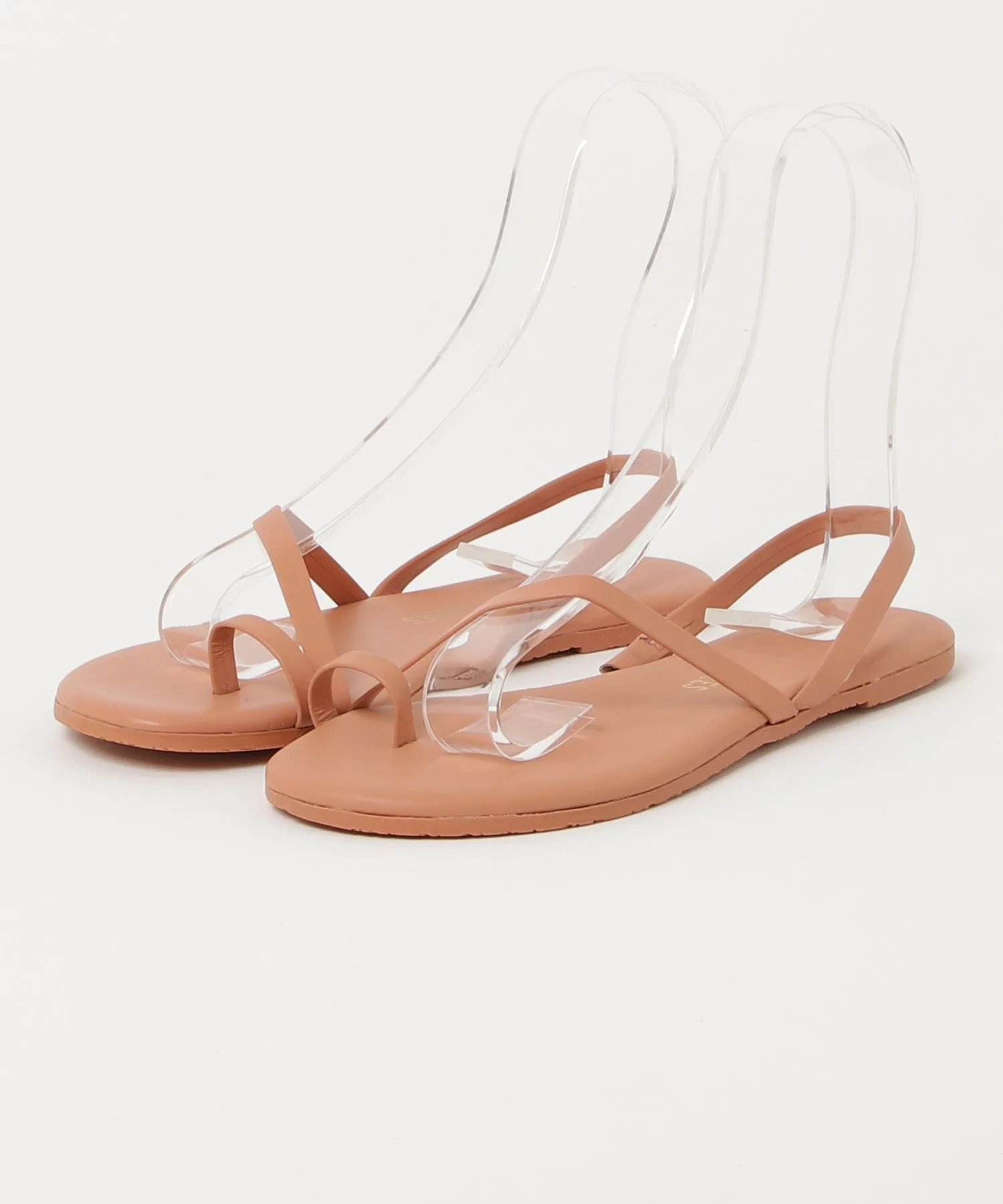 Унисекс пляжные сандалии из кожи TKEES LC SANDAL светло-коричневые