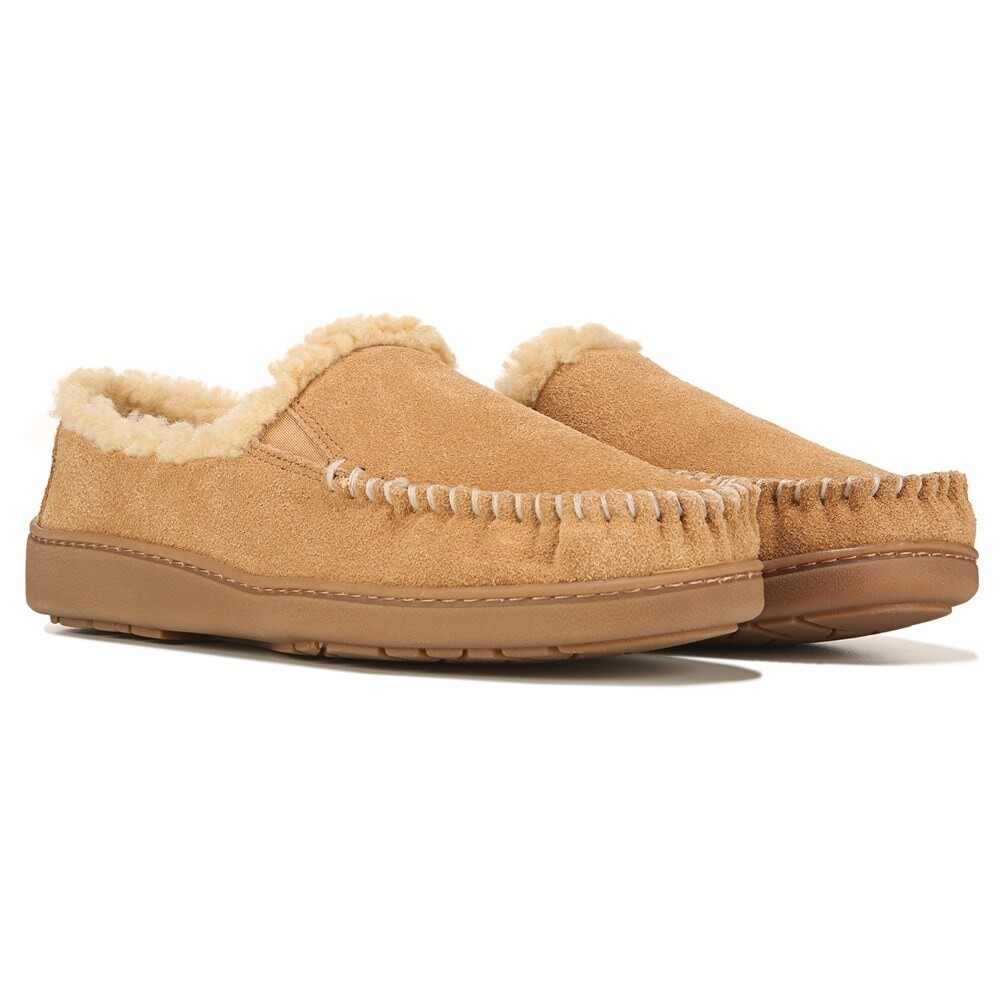 

Мужские тапочки Sam Minnetonka Moccasin, цвет cinnamon