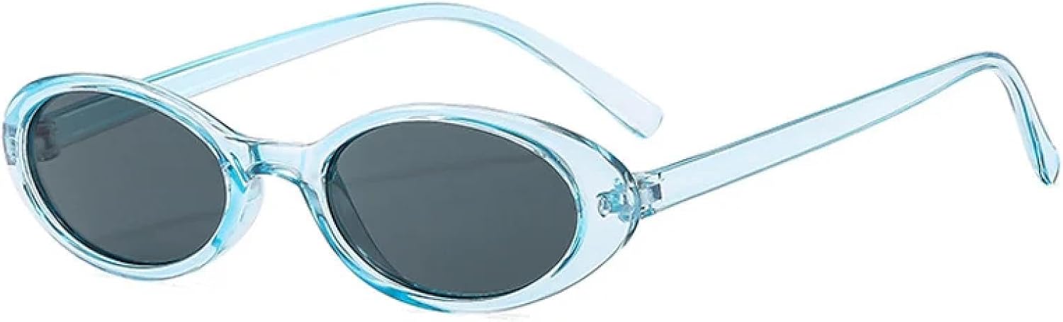 

Солнцезащитные очки с защитой от УФ-излучения UV400 | Овальная оправа, конфетный цвет | для женщин и мужчин, для занятий спортом на открытом воздухе и вождения DSVIGF, Blue-black