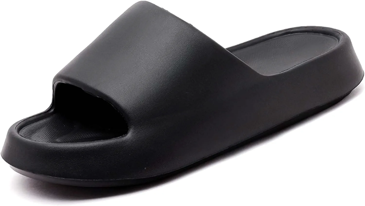 

Летние мужские повседневные тапочки UANGLI однотонного цвета, удобные, прохладные, мягкие, дышащие, противоскользящие, износостойкие и стильные, черный