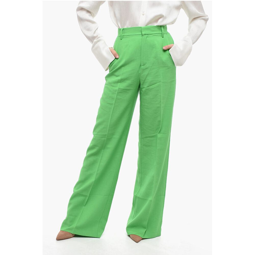 

Брюки-палаццо KARLA из твила The Andamane, Green