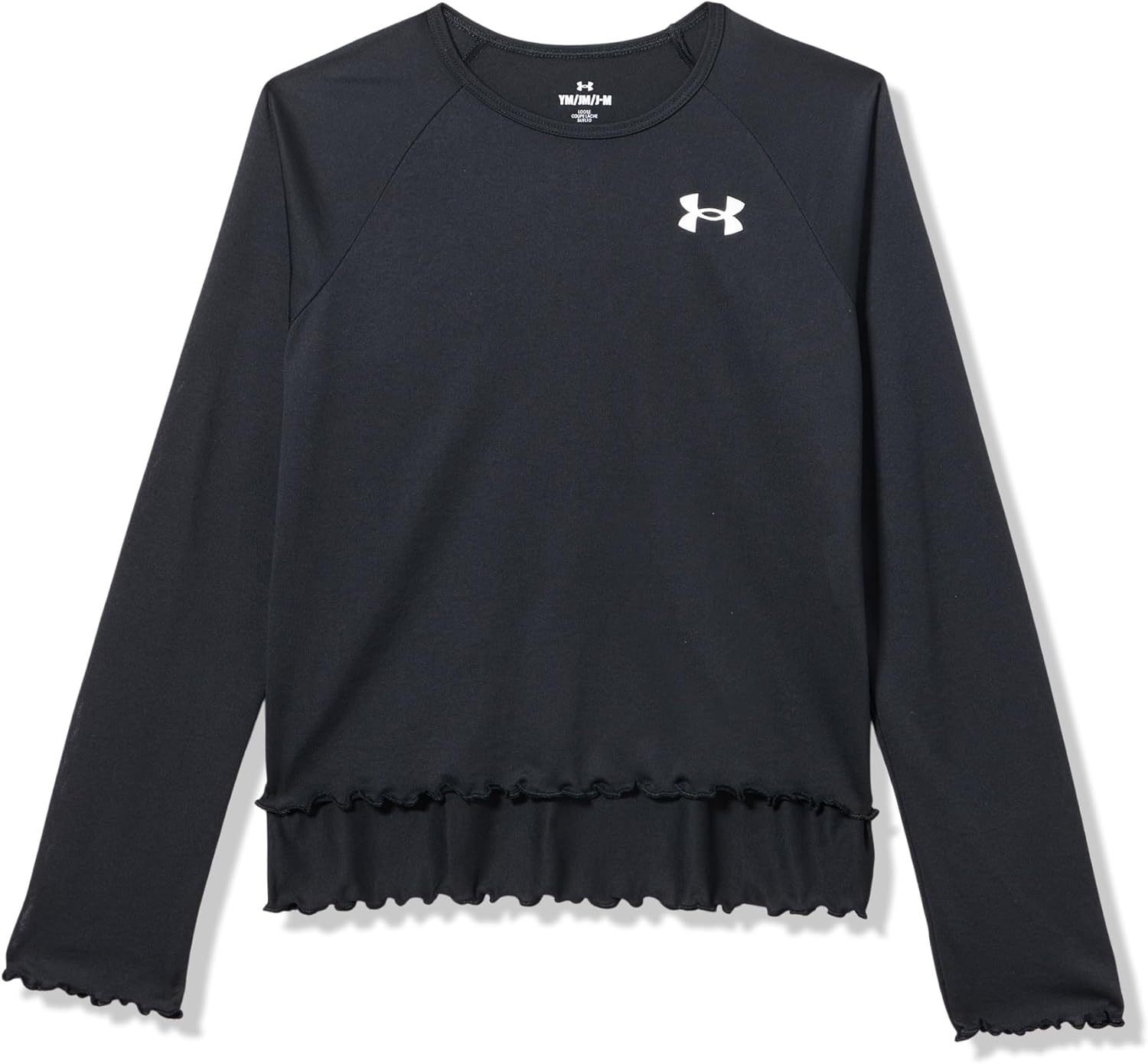 

Футболка Under Armour Girls Tech Novelty Long Sleeve, (001) Black/Metallic Silver, Черный, Футболка Under Armour Girls Tech Novelty Long Sleeve, (001) Black/Metallic Silver