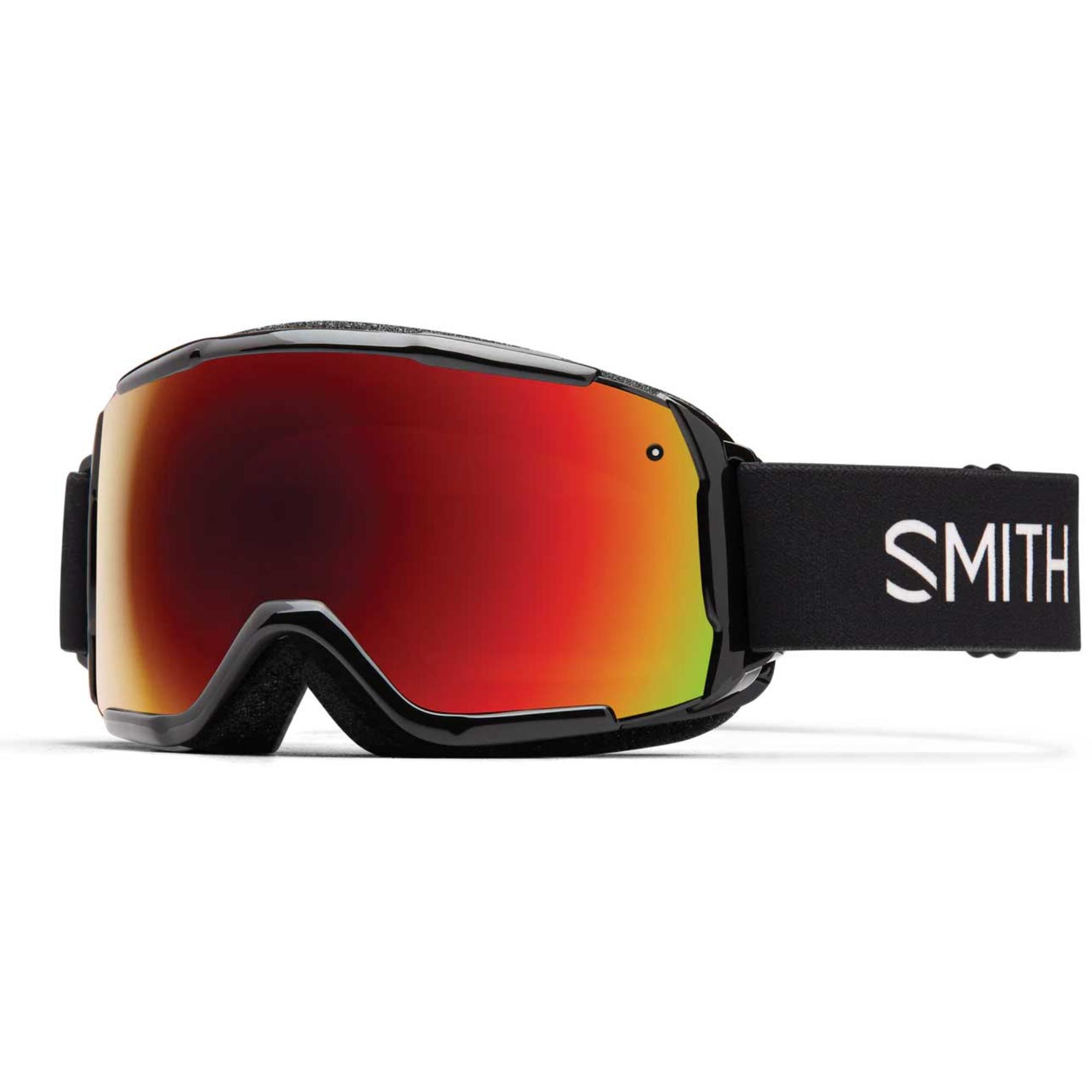 

Детские горнолыжные очки Grom Smith, Black/Red Sol-X Mirror