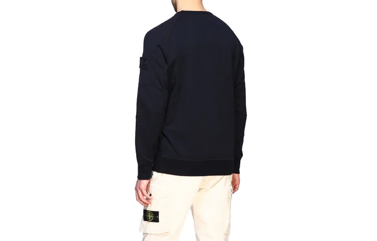 STONE ISLAND Свитшот мужской морской синий — фото 4
