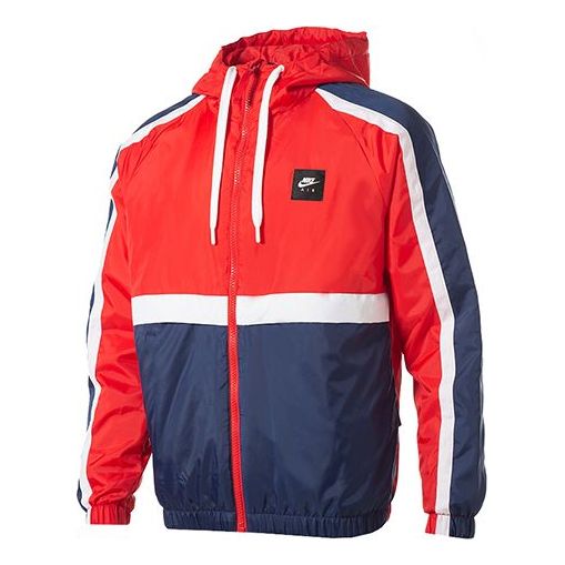 

Куртка Nike Sports Windproof hooded casual Jacket Red, красный