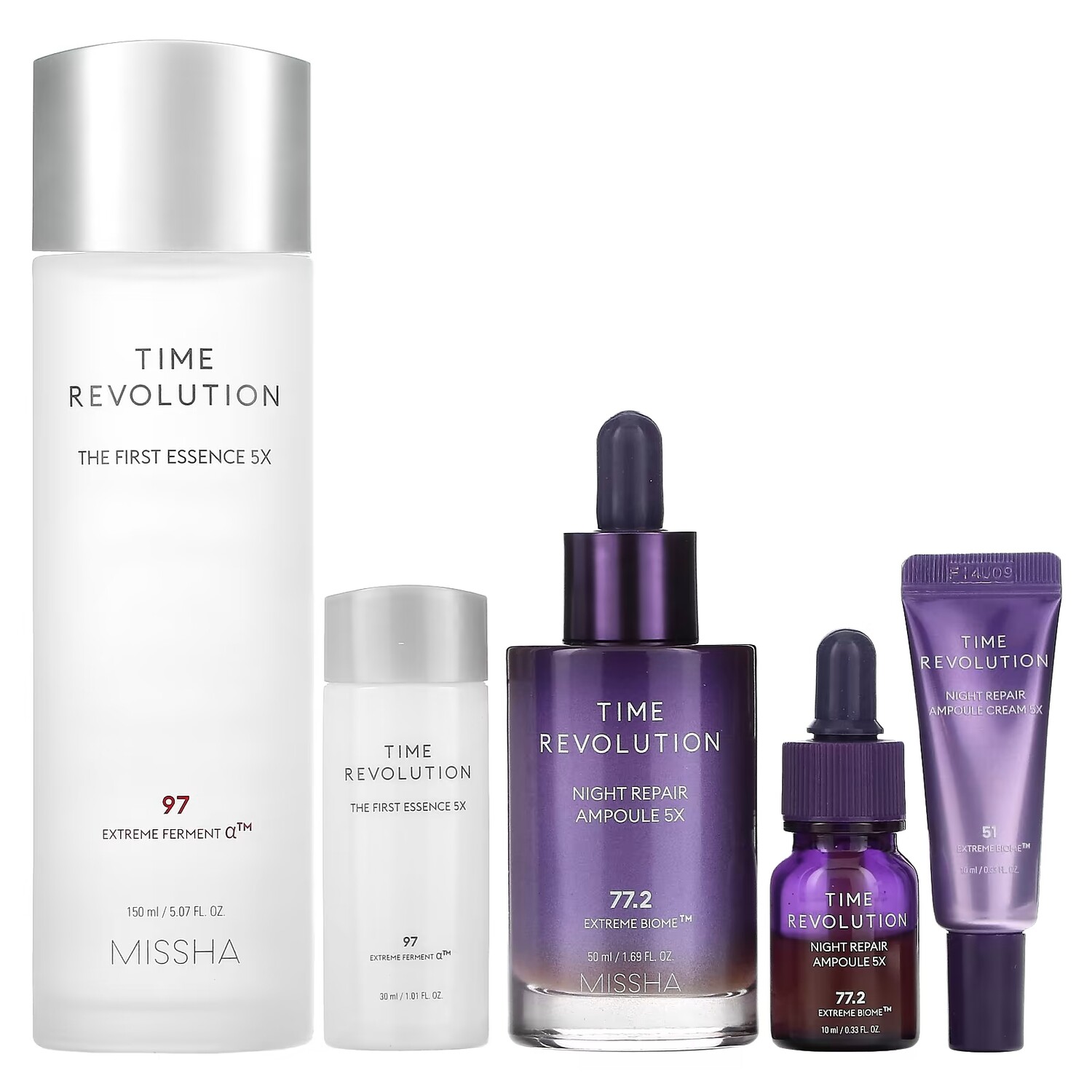 

Набор уходовой косметики для лица Missha The Revolution 5X, 5 предметов