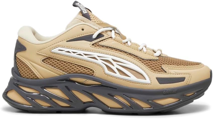 

Мужские кроссовки PUMA Exotek Nitro с шнуровкой, повседневные - бежевые