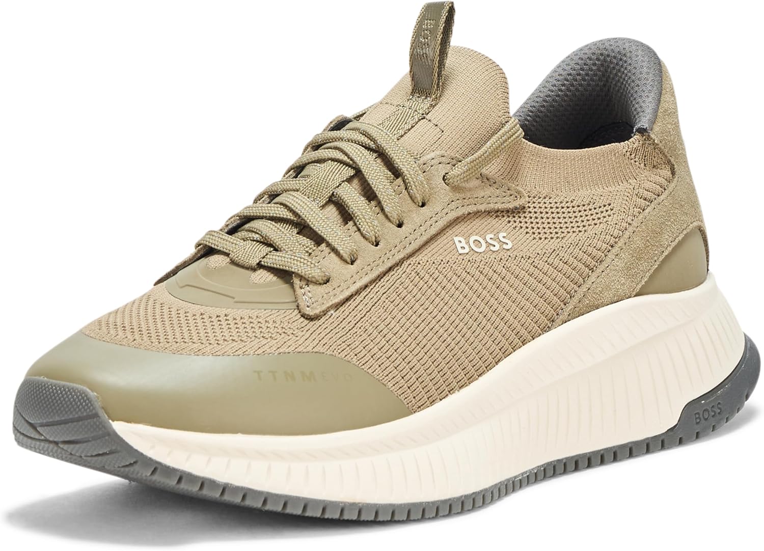 

BOSS мужские современные кроссовки для бега с вязаной структурой, Sheraton Sage