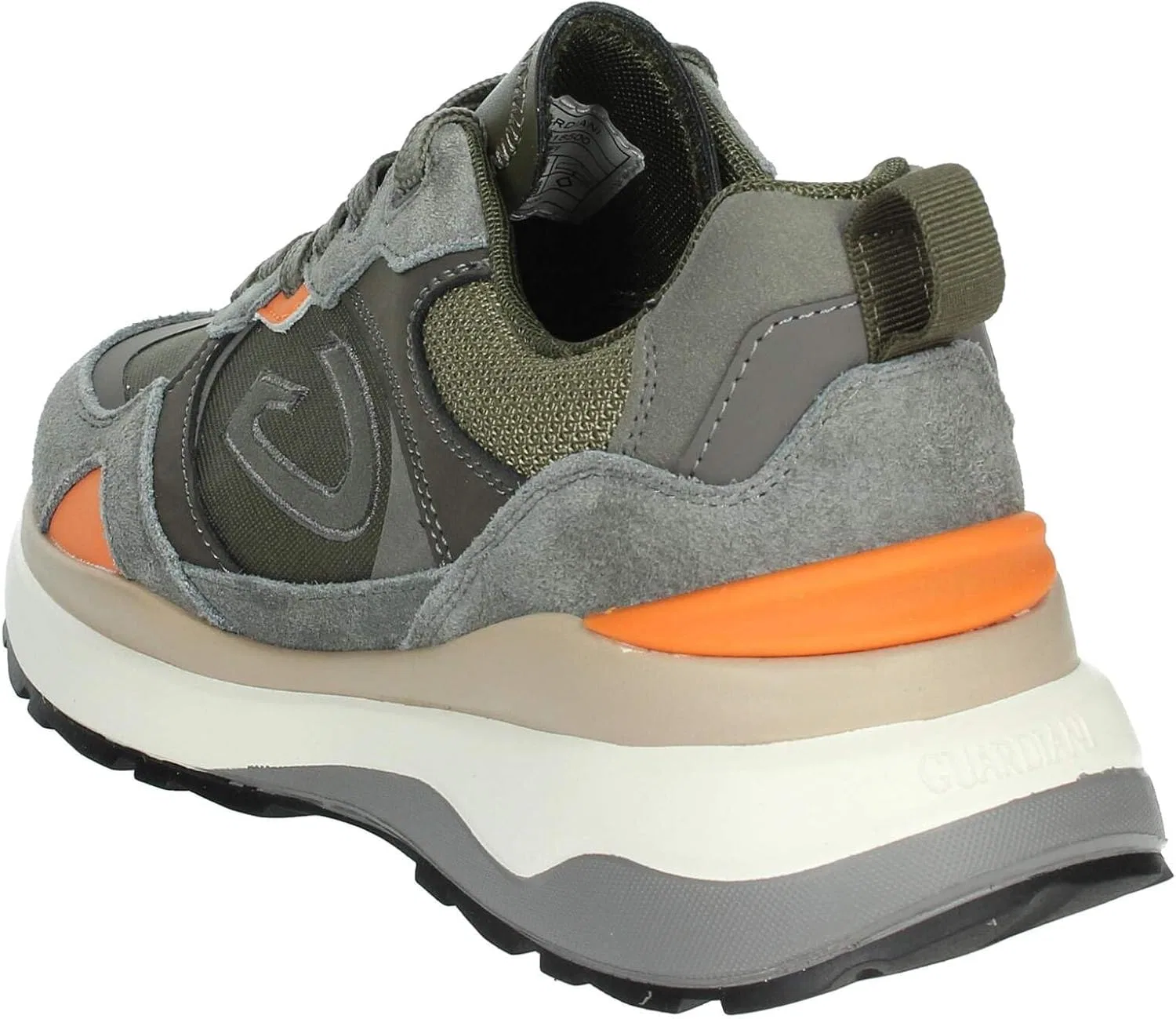 Alberto Guardiani Кроссовки Alberto AGM318500 Virgin 3185 Low M Suede Men's Lace-Up Trainers Grey/Nyll.Mult.Gr/Nubuck — фото 2