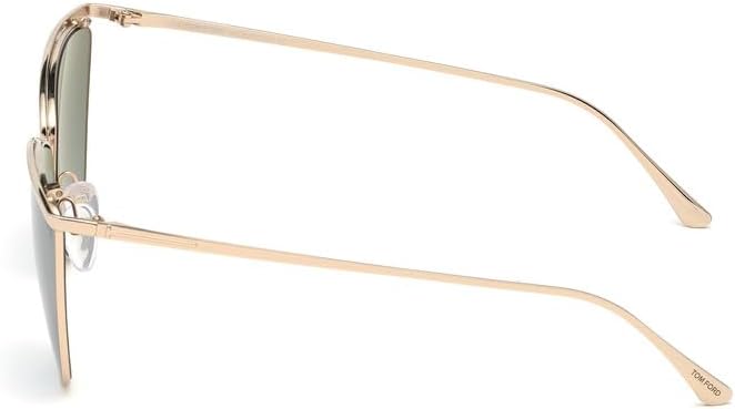 Солнцезащитные очки Tom Ford «Кошачий глаз» TF684 Veronica 28W Gold 58mm FT0684, Gold Frame Material: Metal Frame Type: Cat Eye Frame Style: Gender: Women Lens Color: Lens Material: Lens Width: Lens Height: 46 — фото 2