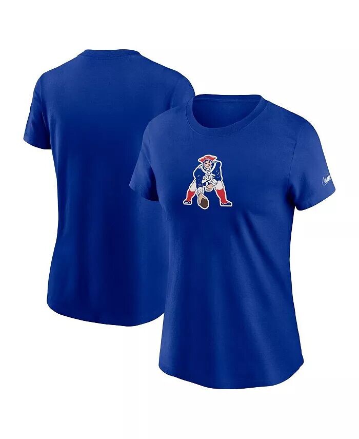 

Женская футболка с логотипом Royal New England Patriots Primary Nike
