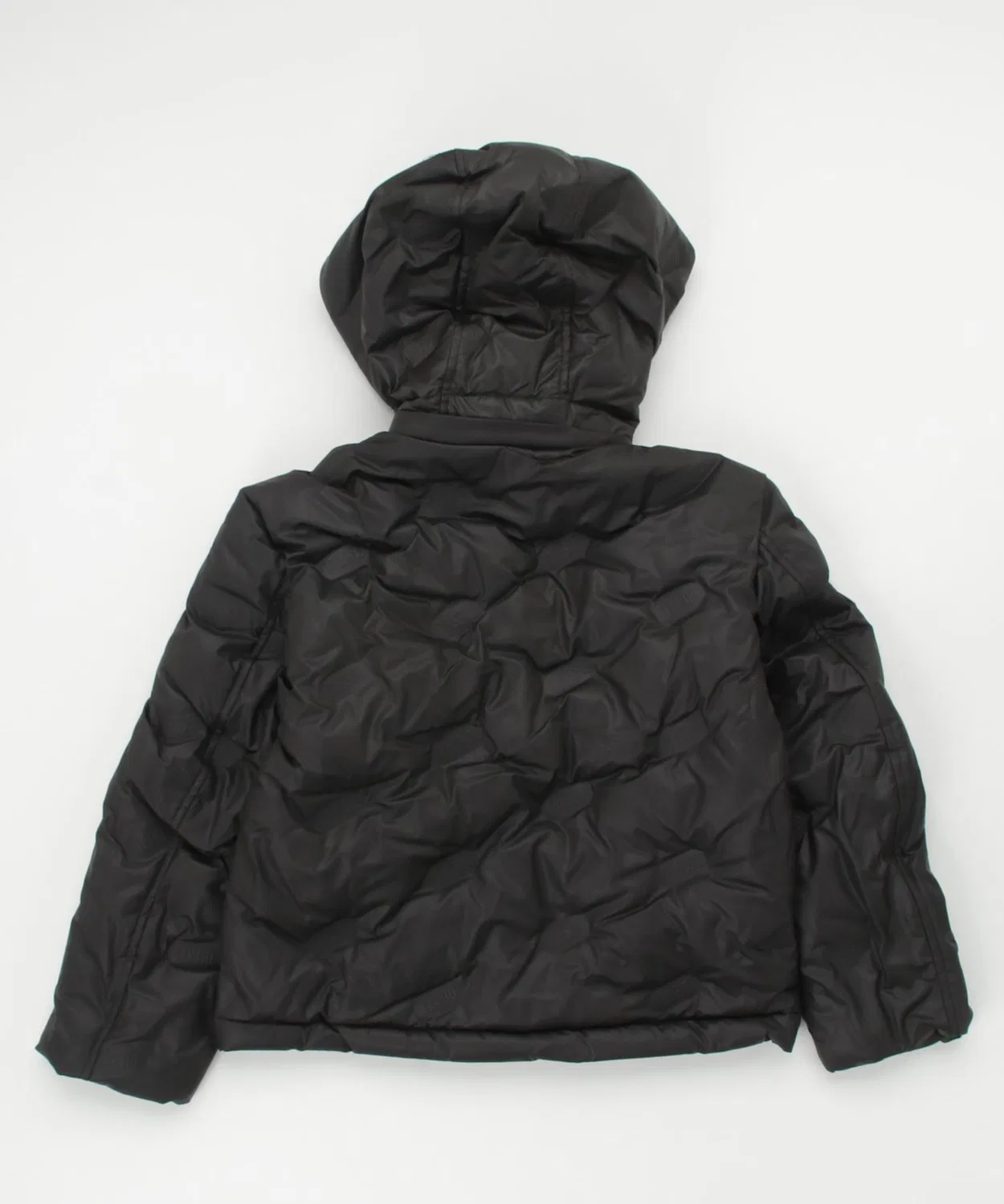 Куртка-худи Diesel Kids & Junior с логотипом, полиэстер, чёрная — фото 4