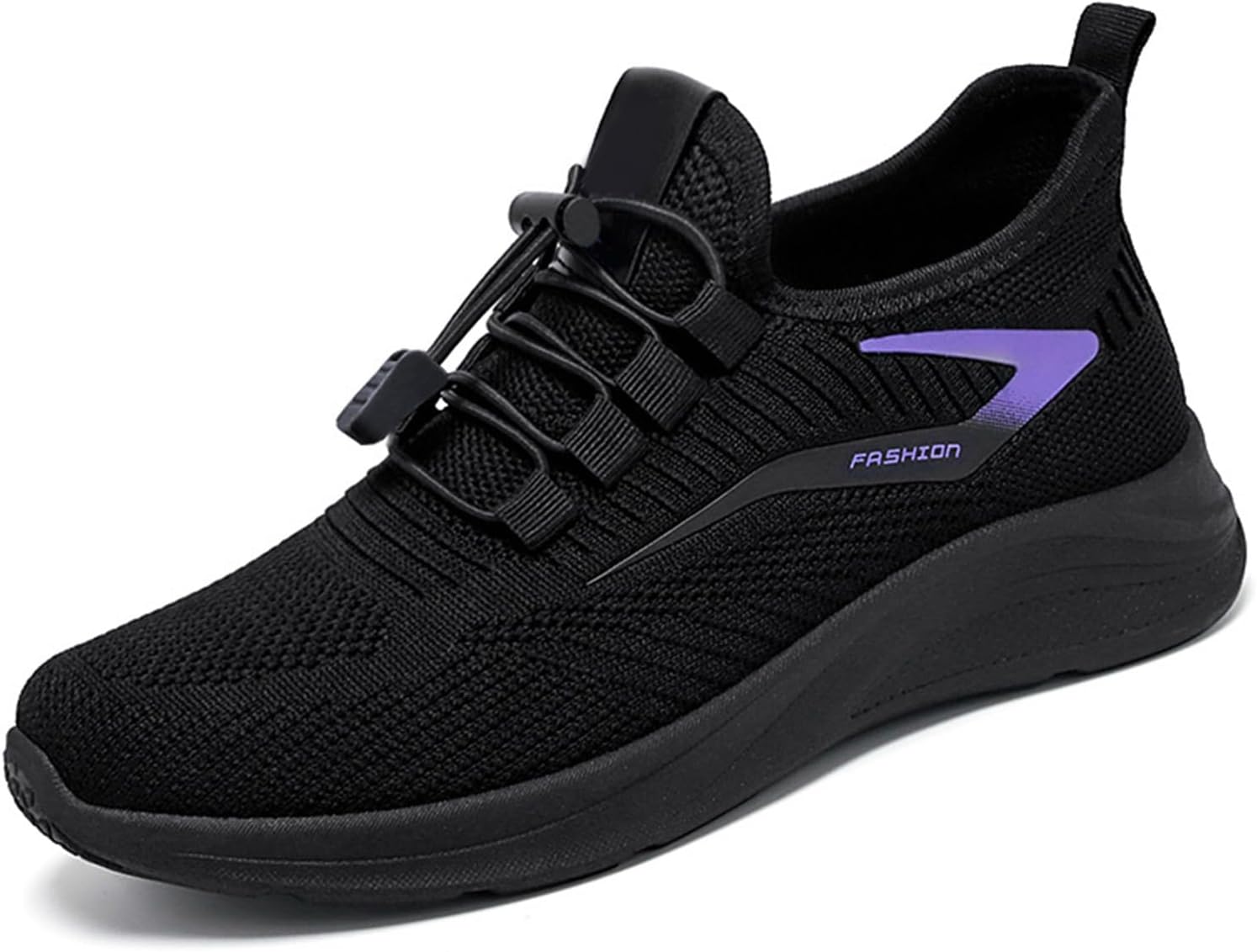 

Прогулочные кроссовки, женские и мужские кроссовки для бега, повседневные легкие дышащие кроссовки с поддержкой свода стопы Generic, черный