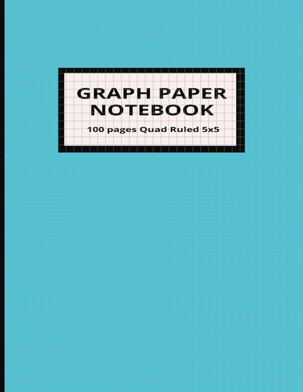 

Graph Paper Notebook: 5x5 Grid, 8.5 x 11 Inches, 100 Sheets: Ideal for Math, Science, Technical Drawing, and Note-Taking (Independently published)