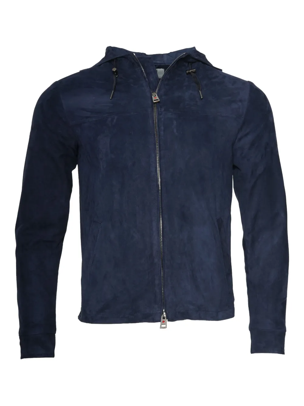 

Куртка на молнии с капюшоном Kiton, синий