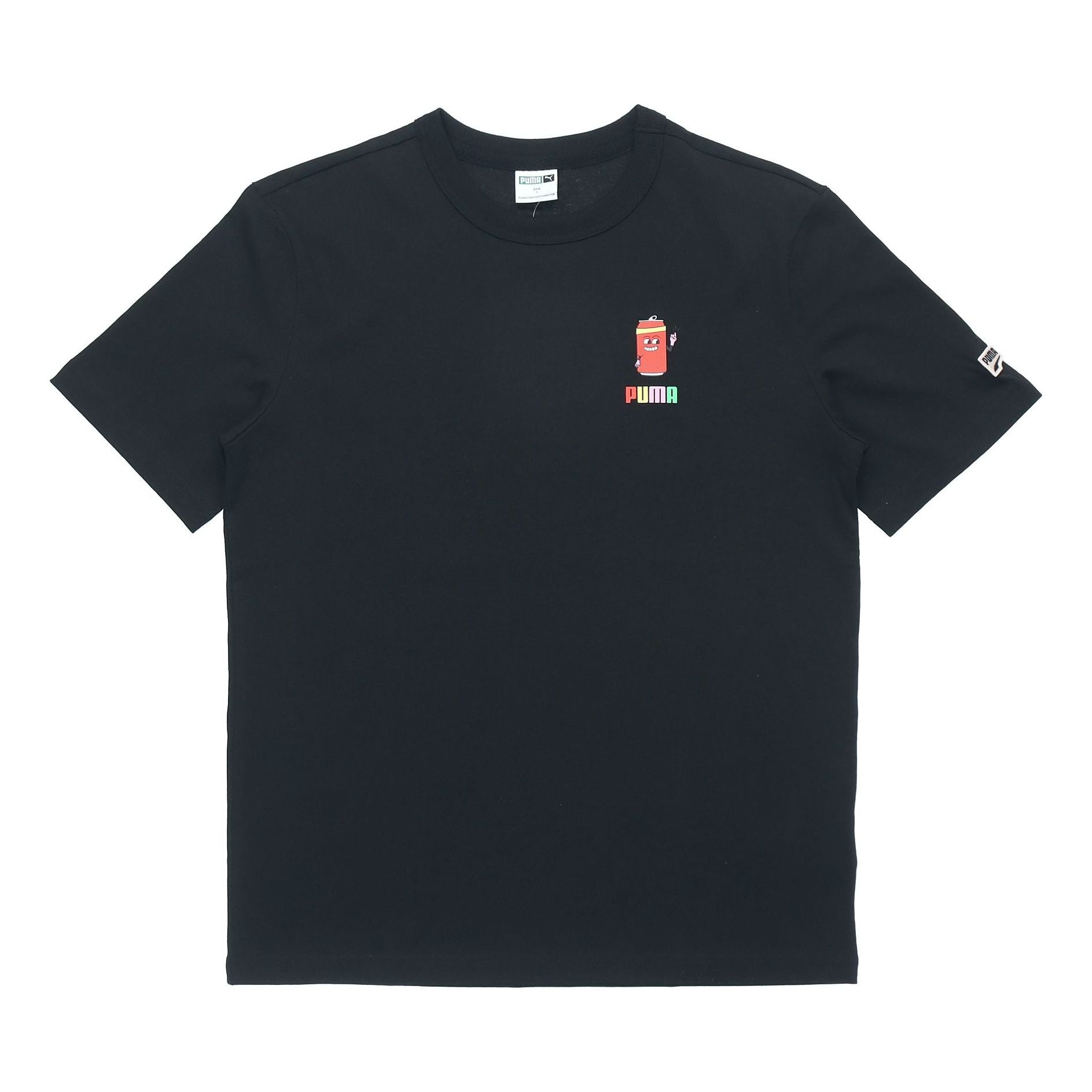 

Футболка PUMA Sports Alphabet Printing Round Neck Short Sleeve Black 531335-51