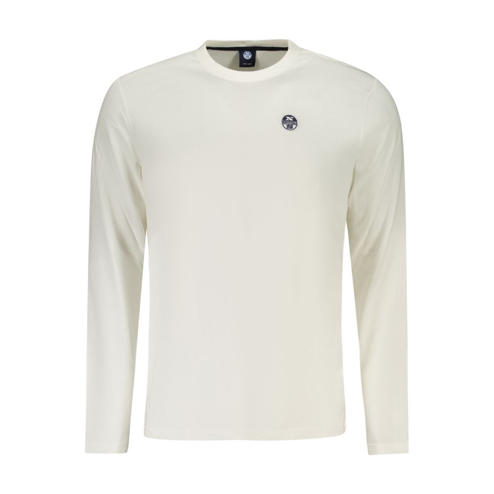 

Белая хлопковая футболка North Sails, белый