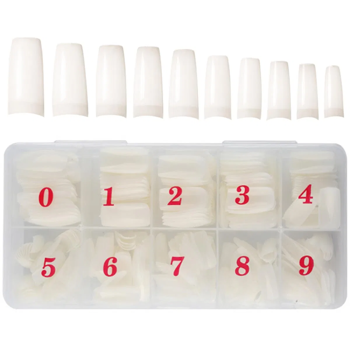 Искусственные ногти BETOOKY для французского маникюра 500 шт. Betooky