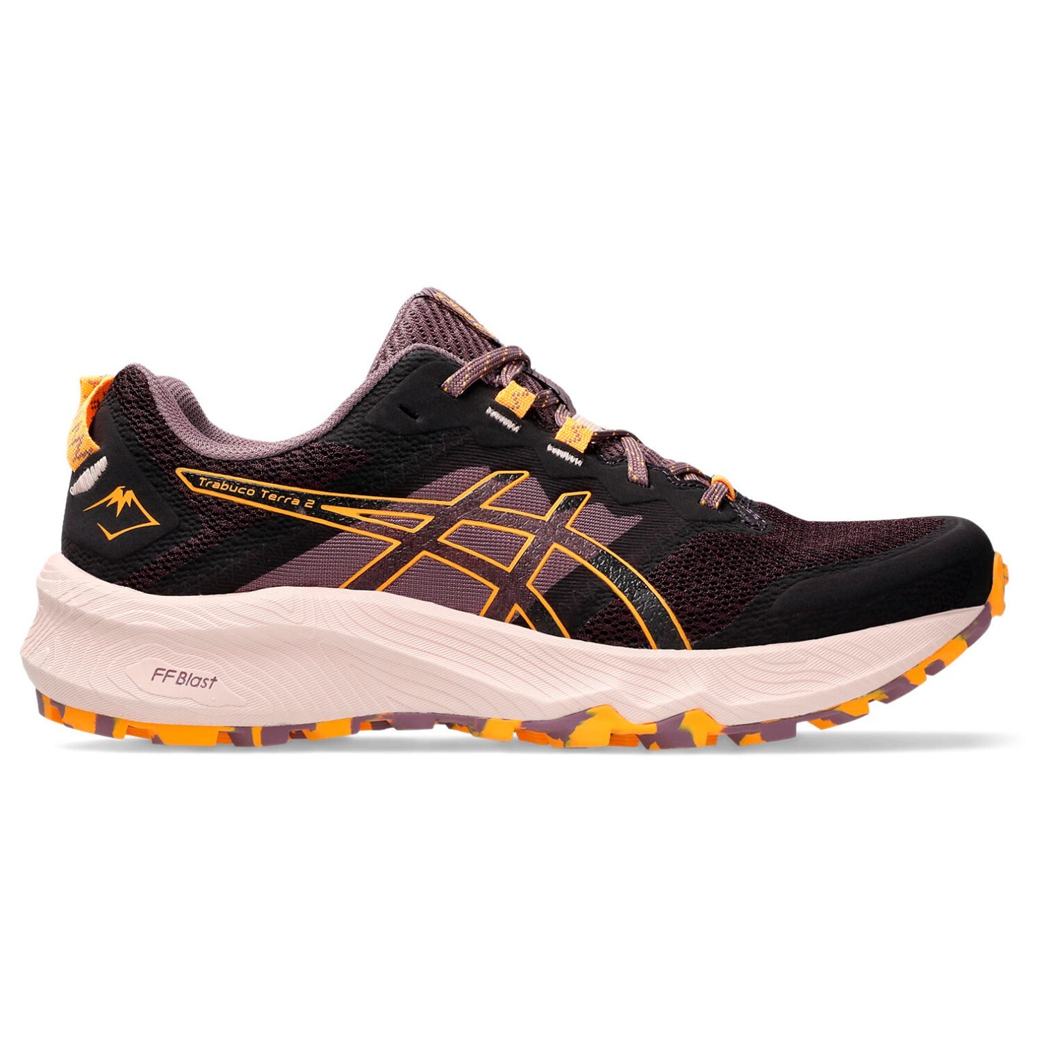 

Кроссовки для бега по пересеченной местности Asics Trabuco Terra 2, цвет Dark Aubergine/Stadium Orange