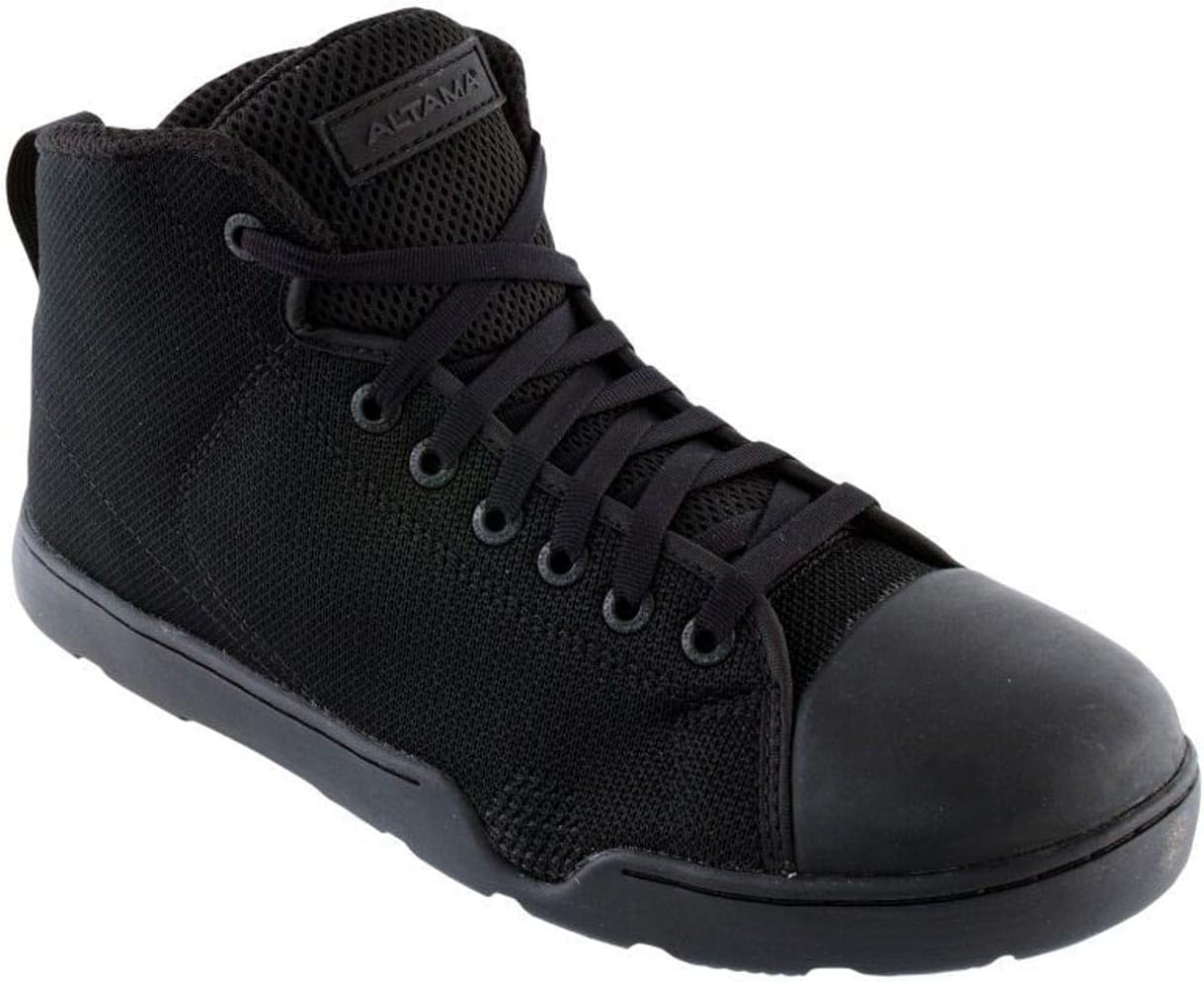 Унисекс ботинки Altama Urban Assault Mid, дышащие тактические кроссовки с отводом влаги, подошвой с высокой сцепляемостью и ABS стелькой, черный — фото 3