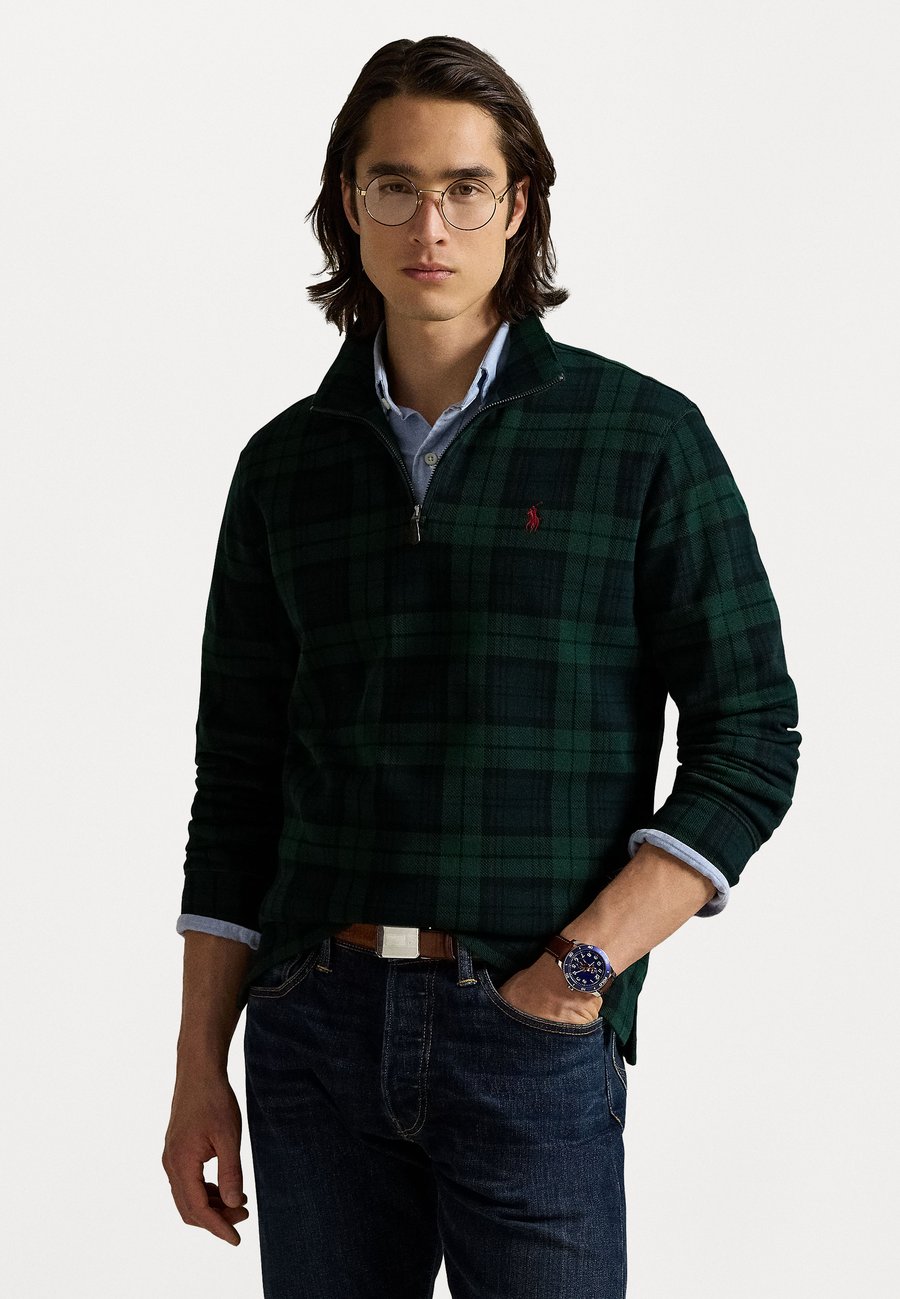 

Толстовка Polo Ralph Lauren LONG SLEEVE HALF ZIP, Blackwatch Plaid/Black