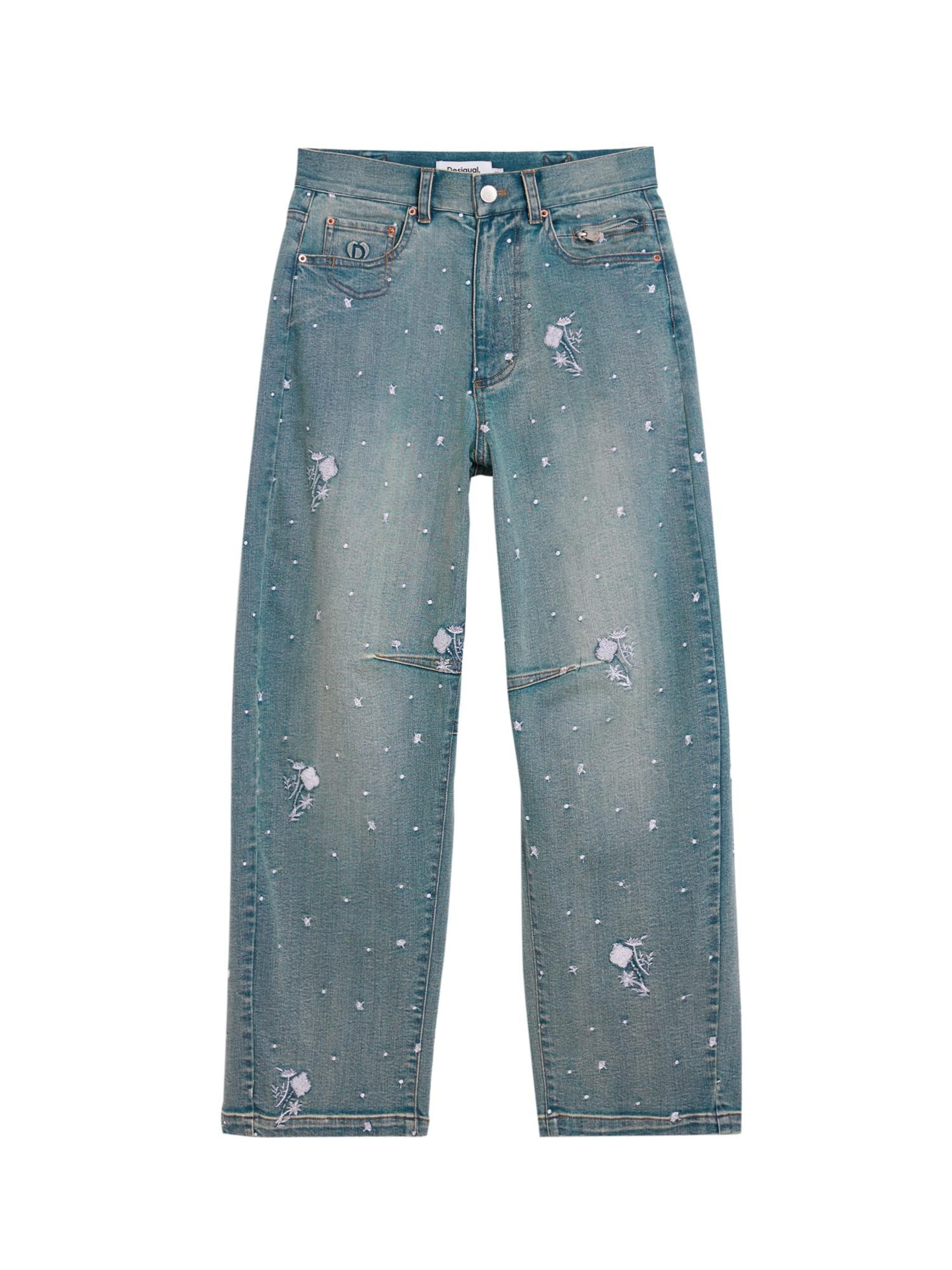 

Desigual Джинсы свободного кроя в цвете кобальтовый синий