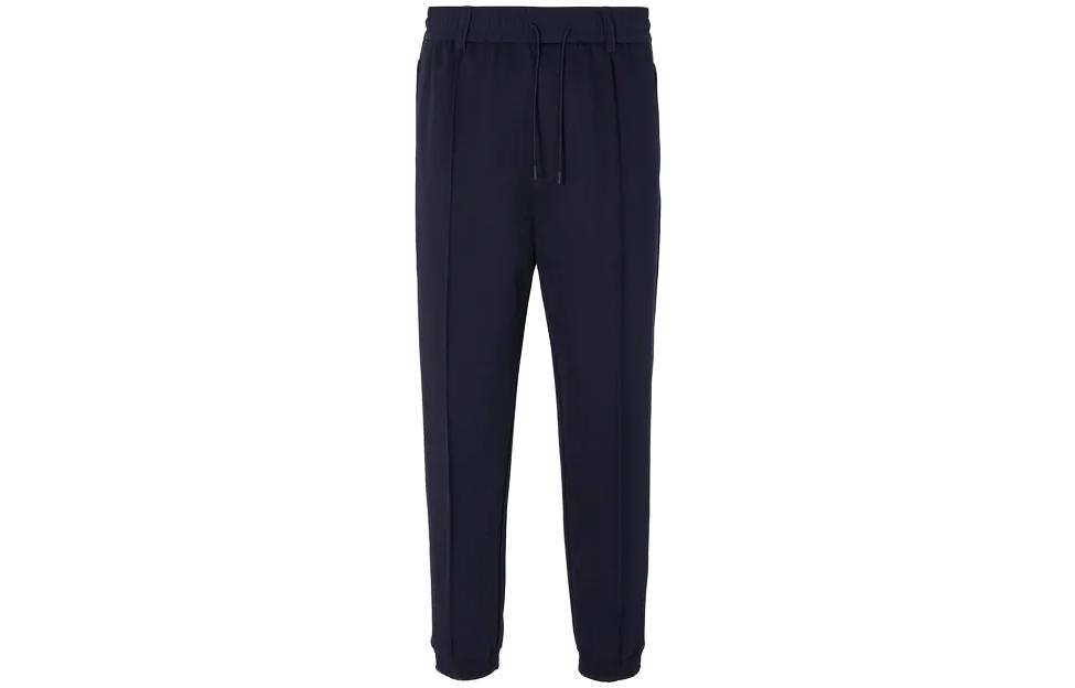 

Зауженные книзу спортивные брюки из джерси EMPORIO ARMANI, Marine Blue