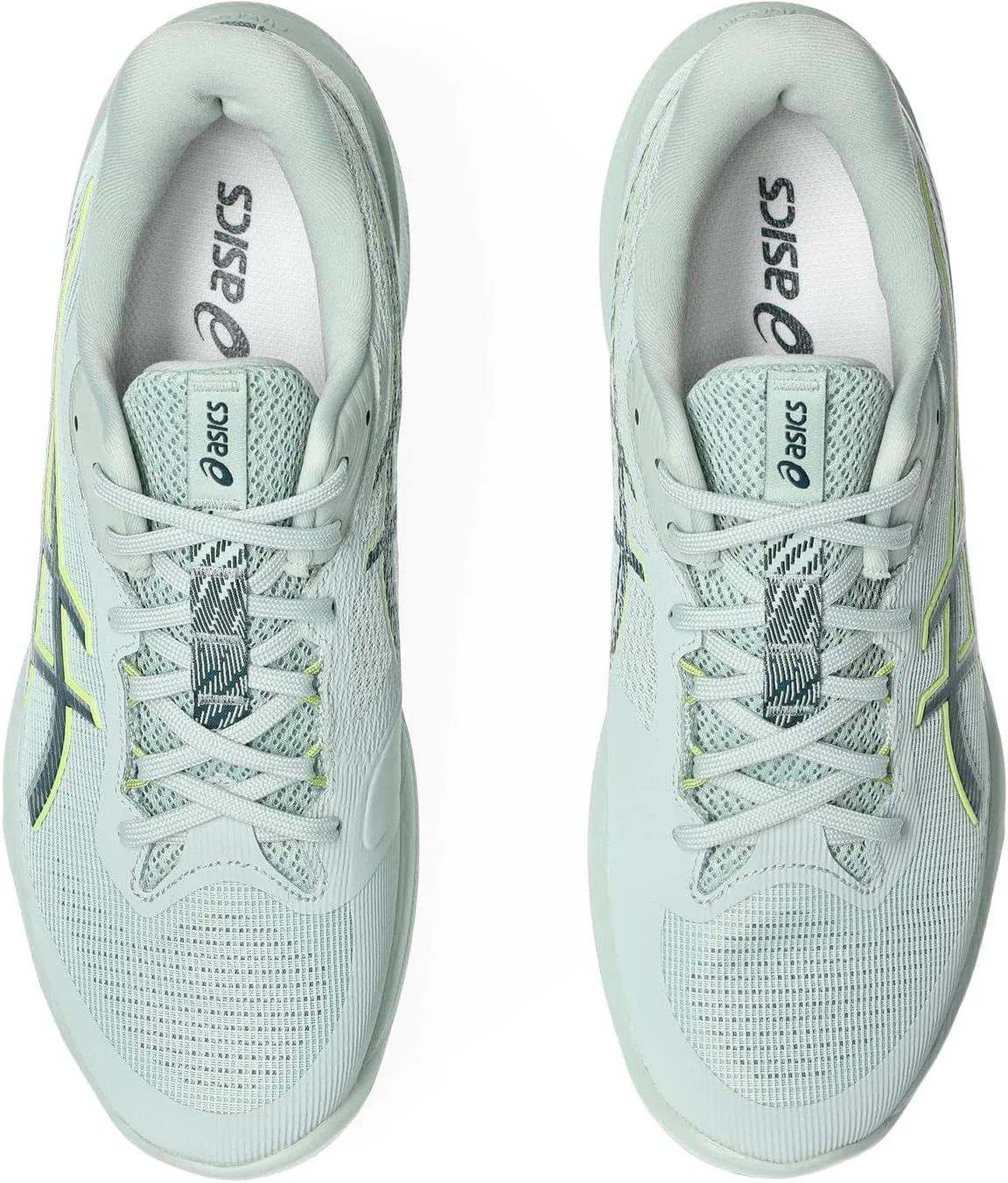 Asics Мужские волейбольные кроссовки, зеленый — фото 4