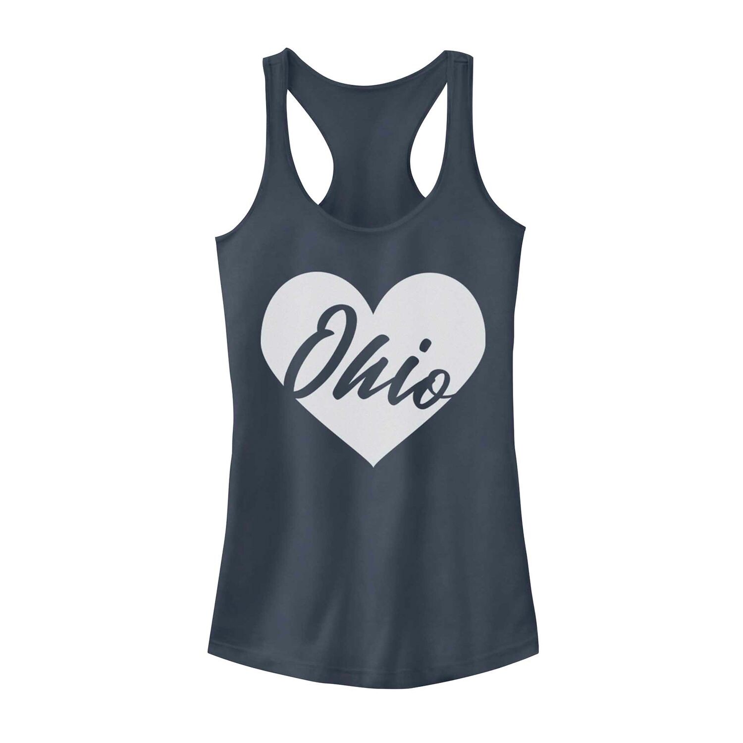 

Майка с рисунком Racerback для юниоров Ohio Heart Racerback
