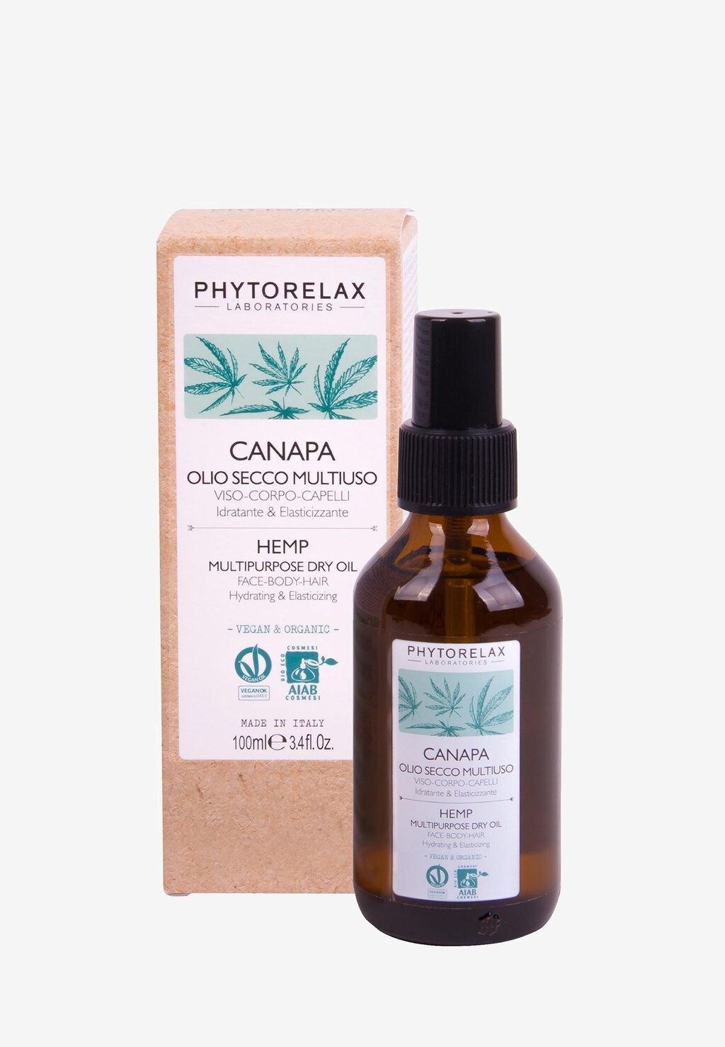 

УВЛАЖНЯЮЩЕЕ И ЭЛАСТИЧНОЕ МНОГОФУНКЦИОНАЛЬНОЕ СУХОЕ МАСЛО Vegan & Organic Hemp Phytorelax