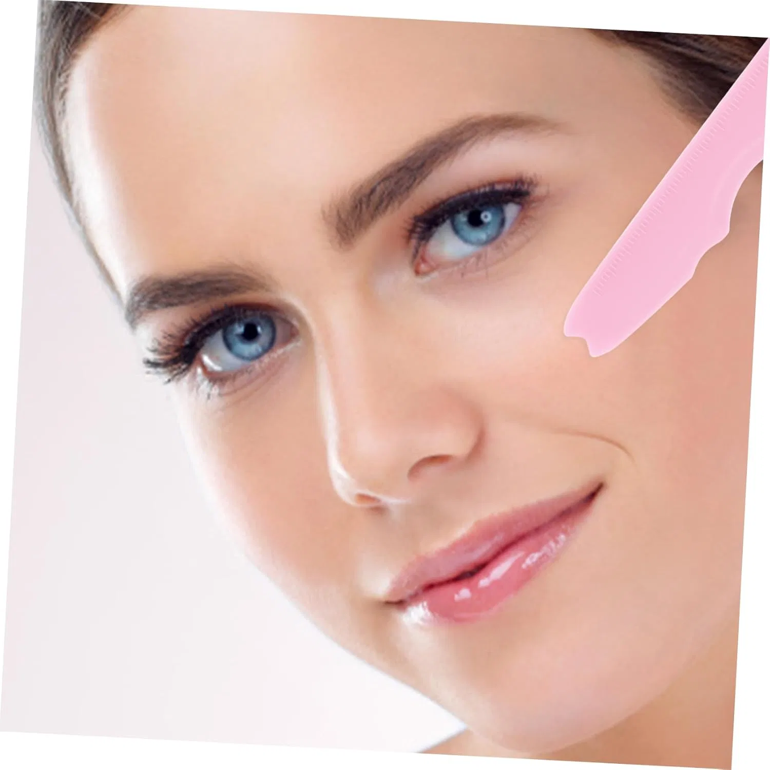 Подводка для глаз Silicone Beauty Ruler Soesfoufu, розовый — фото 2