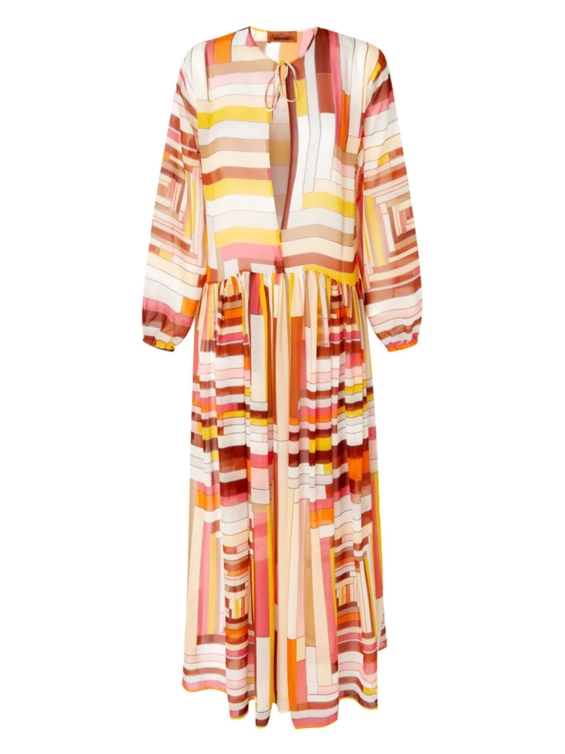 

Missoni пляжное платье с принтом, оранжевый