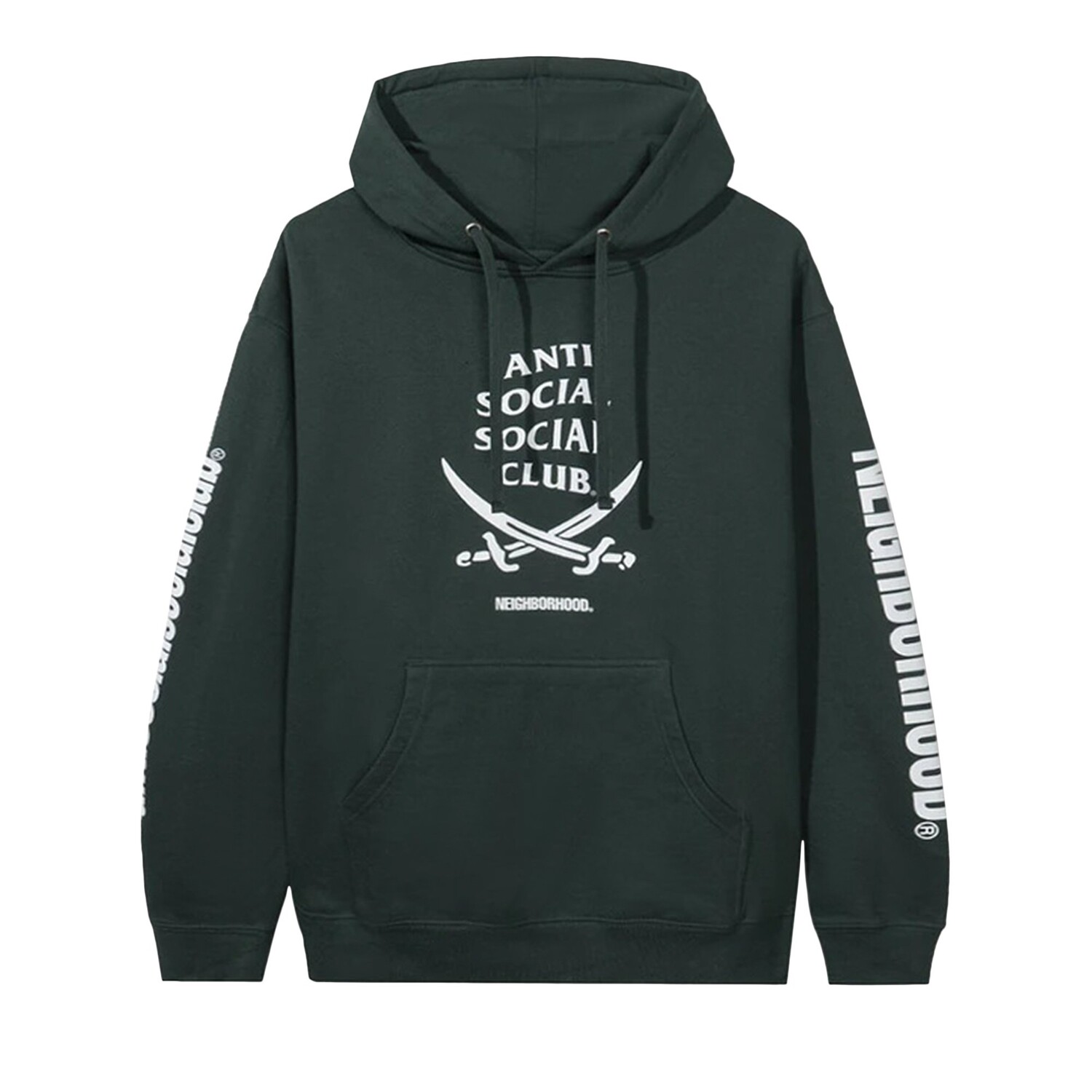 

Толстовка Anti Social Social Club x Neighborhood 6IX, цвет Зеленый