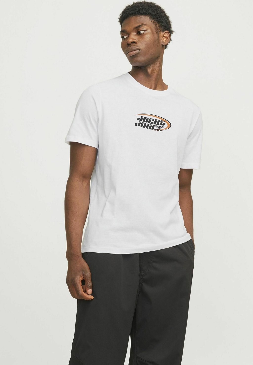 

Рубашка с принтом GEDRUCKT RUNDHALS Jack & Jones, кремовый