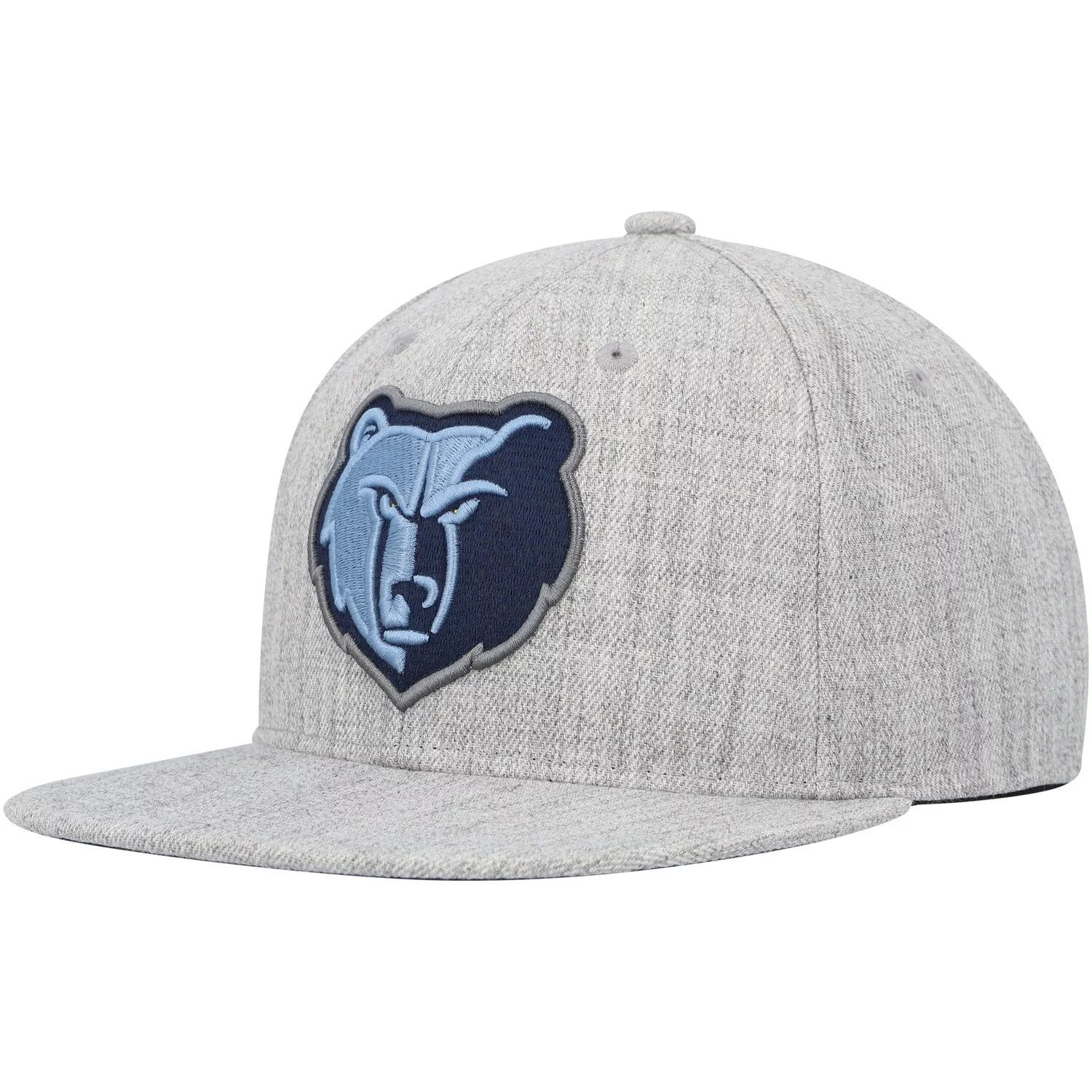 

Мужская кепка Mitchell & Ness Heather Grey Memphis Grizzlies Hardwood Classics 2.0 Snapback