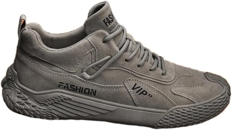 

Модные мужские спортивные кроссовки - противоскользящие, прочные, удобные, для использования на улице и для поездок на работу Fusecottc, серый