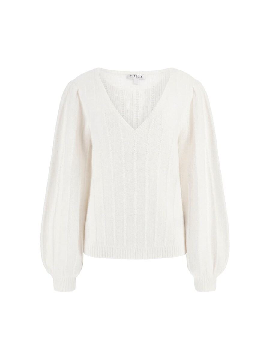 

Тонкий вязаный свитер GUESS Sweater, цвет white/off white
