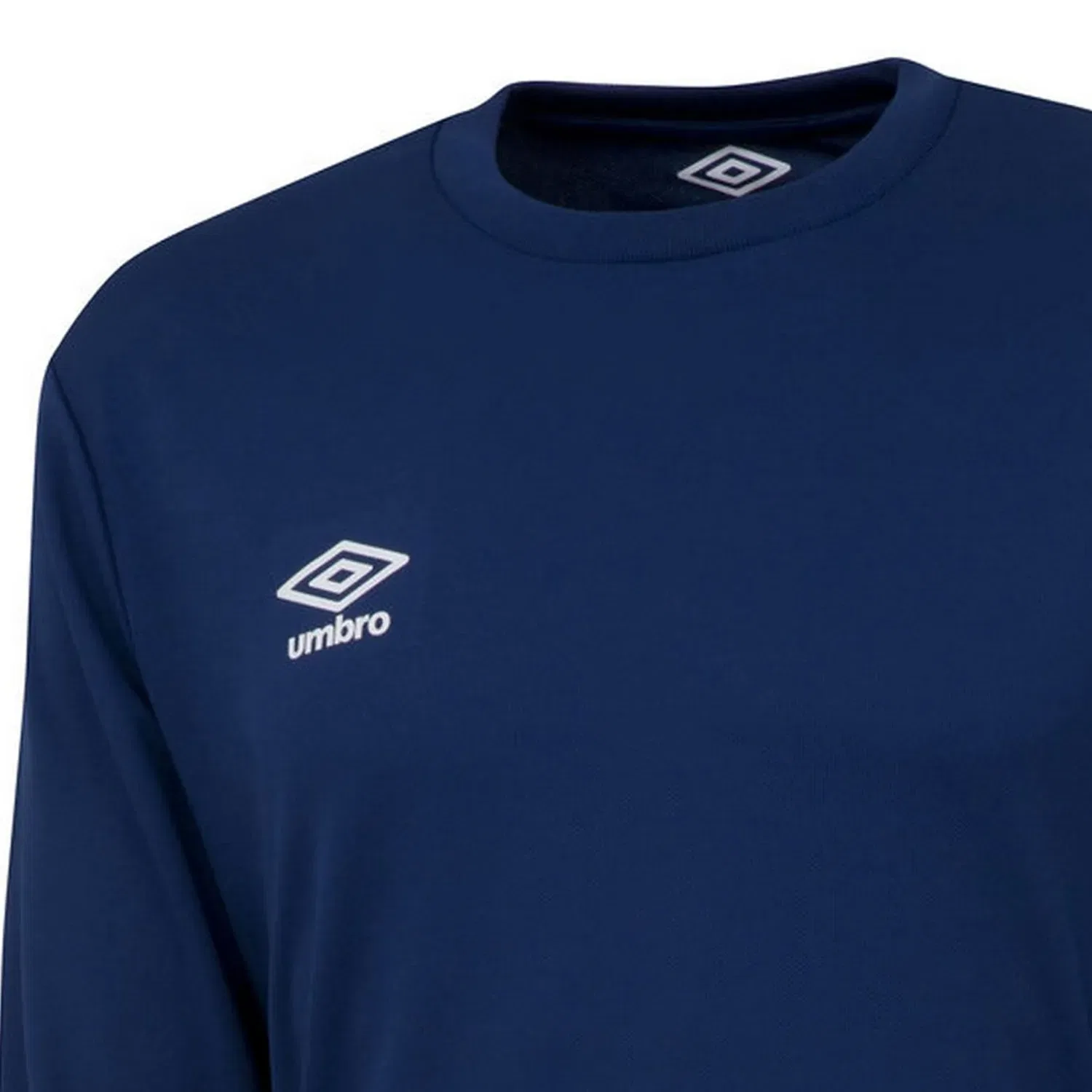 Футболка с длинным рукавом с логотипом Umbro, темно-синий — фото 3