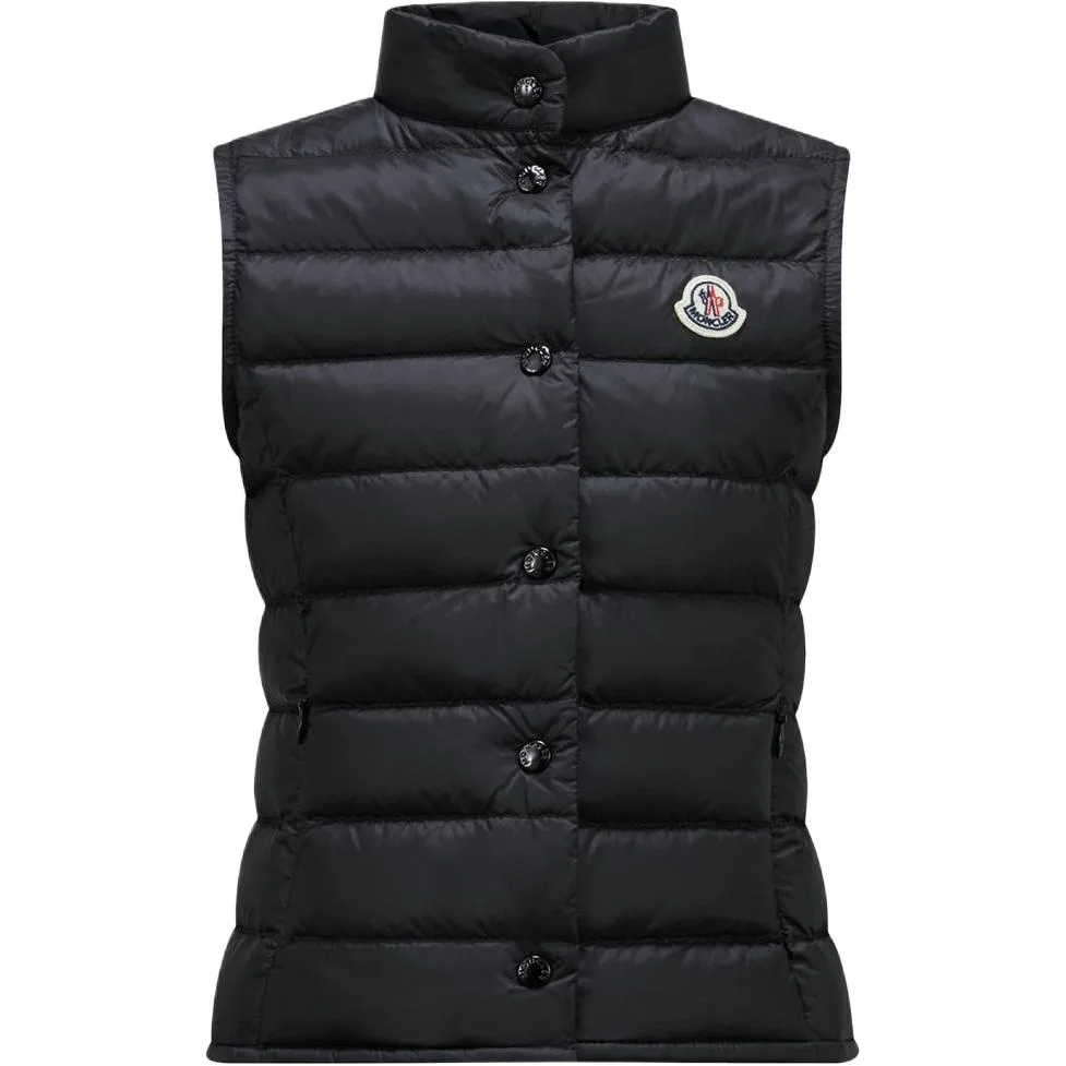 Детская пуховая жилетка Liane Series Moncler, черный