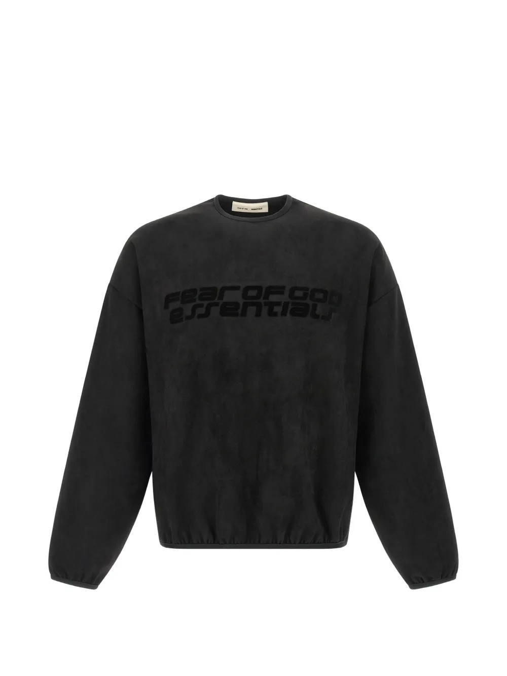 

Свитшот с принтом логотипа Fear Of God, черный
