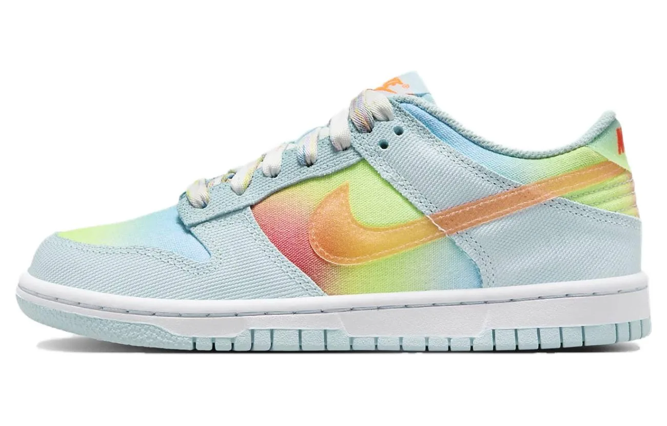 Кроссовки Dunk Low Heat Map GS Nike, синий оранжевый зеленый