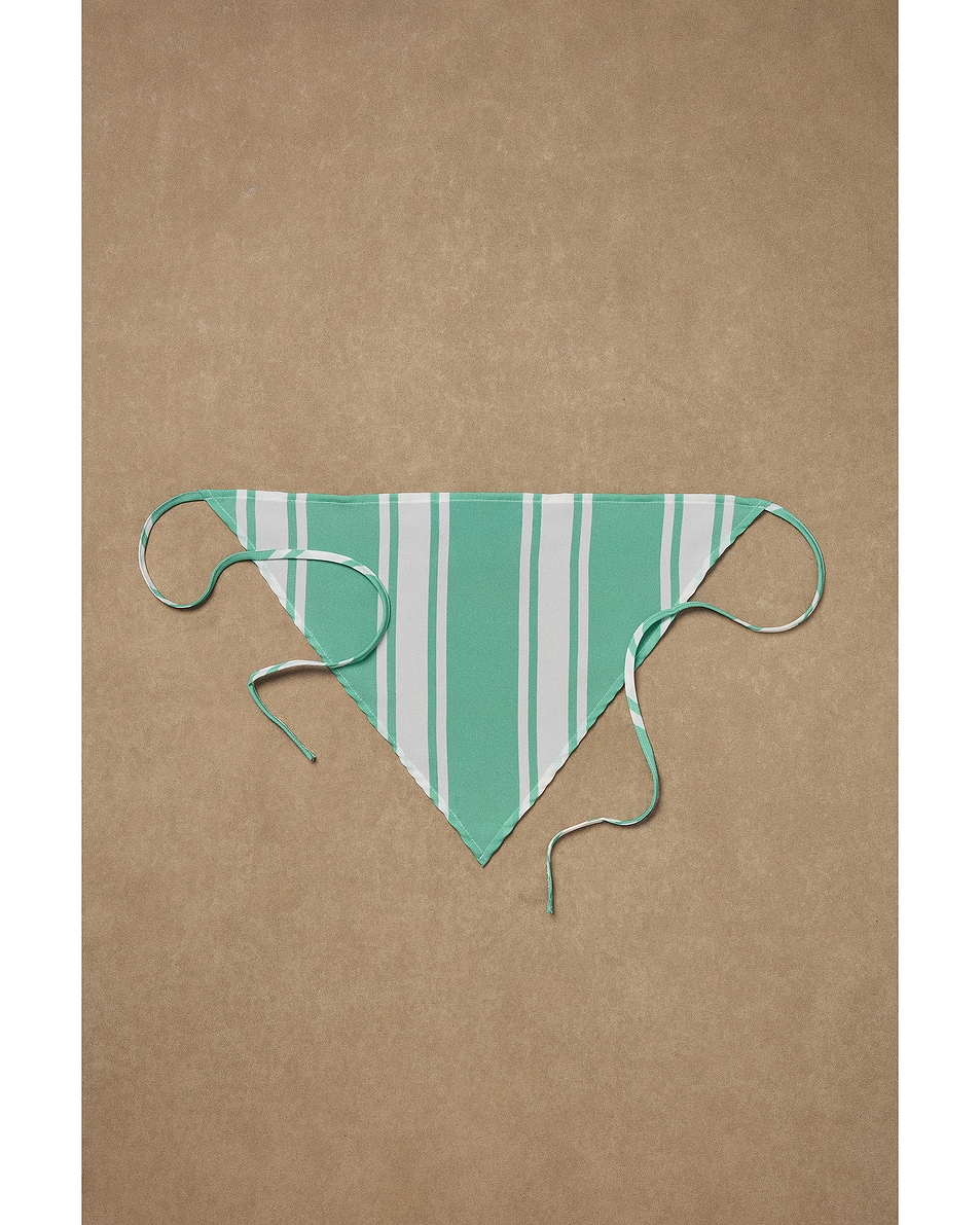 

Шарф Rowen Rose, White & Mint Stripes