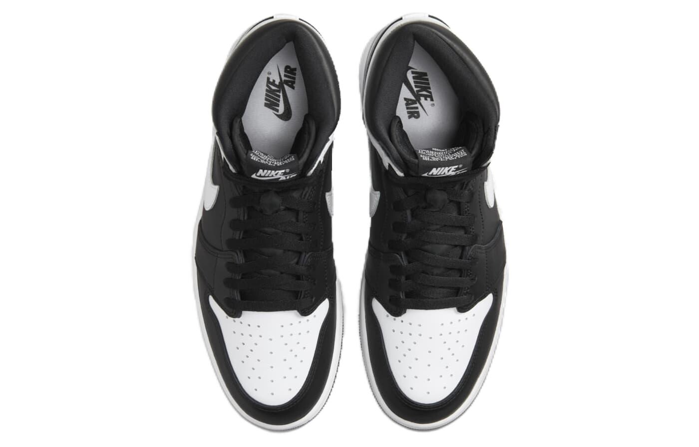 Кроссовки Jordan Air Jordan 1 Vintage Basketball, черный/белый — фото 4