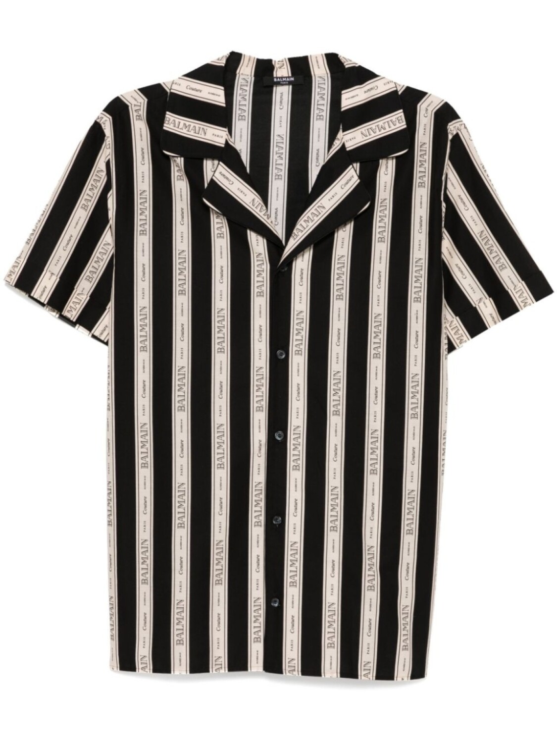 

Рубашка в полоску Balmain, черный